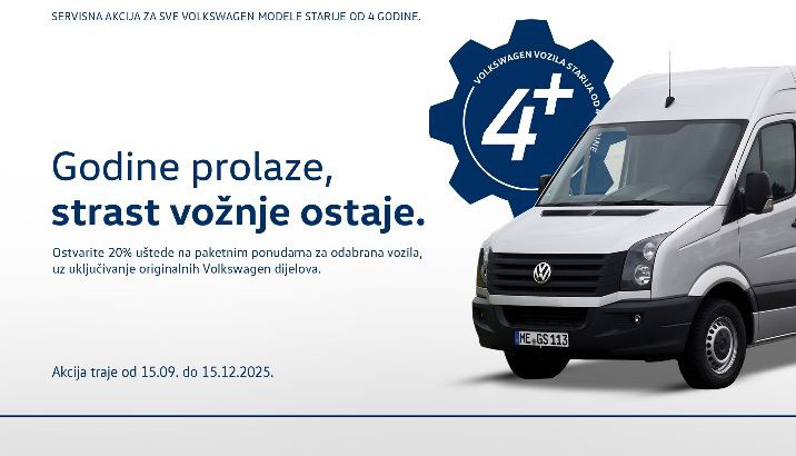 Ušteda od 20% na servisne pakete za privredna vozila
